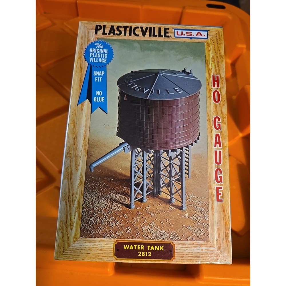 Vintage Factory Sealed Plasticville USA‎ Water Tank Structure 2812 Snap Fit